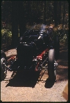 Pete DePaolo in Dr. John Young's Duesenberg race car; ACD 1965 Cambria Pines, CA (Roll 1 Frame 3)