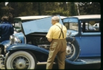 Dr. J. P. Young with his L-29 Town Sedan; Golden Tee Resort Lodge, Morro Bay (Roll 1 Frame 5)