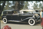 1930 L-29 Cord (John Barrymore Towncar), once owned by Gil Curtright;  Golden Tee Resort Lodge, Morro Bay  (Roll 2 Frame 13)